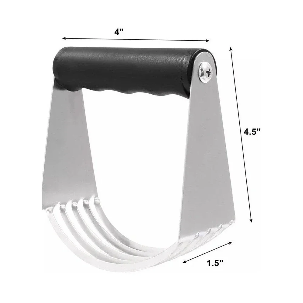 5 Blade‎ Stainless Steel Pastry Cutter Dough Blender for Mixing NIB